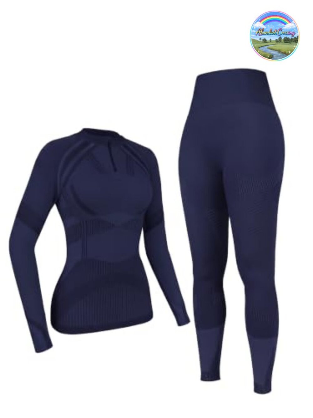 Women's Thermal Underwear Set Quarter-Zip Long Johns Base Layer